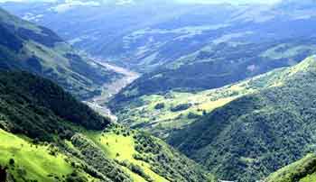 View of Ksani Gorge